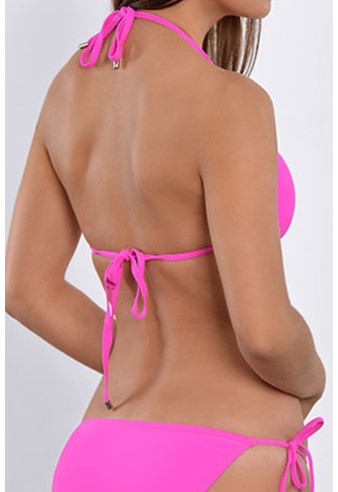 Plavky Podprsenka Hearts PUSH-UP CC7 Roberto Lucca 2W1410 hot pink  - samostatný horný diel